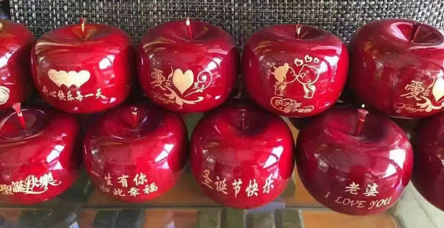 a christmas apple in china
